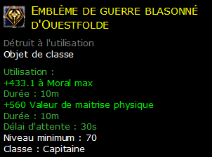 Emblème de guerre blasonné d'Ouestfolde