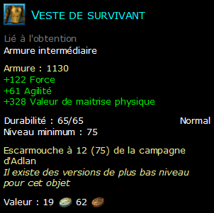 Veste de survivant