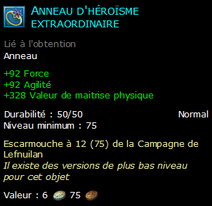 Anneau d'héroïsme extraordinaire