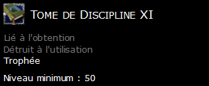 Tome de Discipline XI