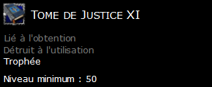 Tome de Justice XI