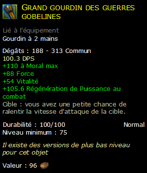 Grand gourdin des guerres gobelines