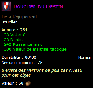 Bouclier du Destin