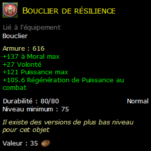 Bouclier de résilience