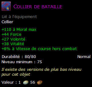 Collier de bataille