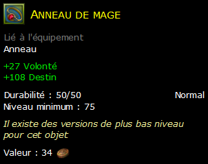 Anneau de mage