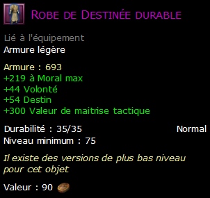 Robe de Destinée durable