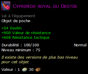 Cypripède royal du Destin