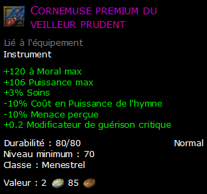 Cornemuse premium du veilleur prudent