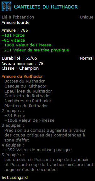 Gantelets du Ruithador