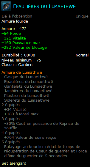 Epaulières du Lumaethwë