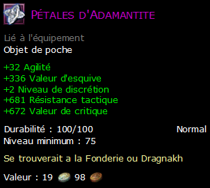 Pétales d'Adamantite