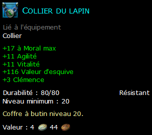 Collier du lapin