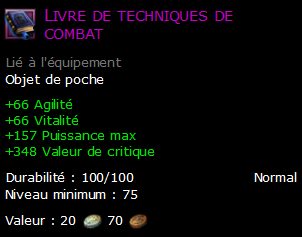 Livre de techniques de combat