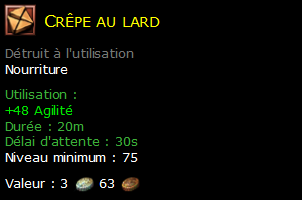 Crêpe au lard