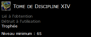 Tome de Discipline XIV