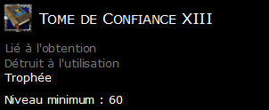 Tome de Confiance XIII