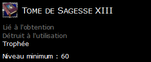 Tome de Sagesse XIII