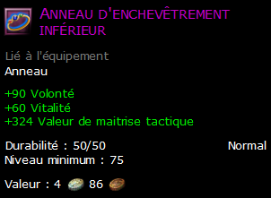 Anneau d'enchevêtrement inférieur