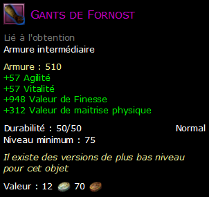 Gants de Fornost