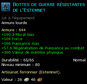 Bottes de guerre résistantes de l'Estemnet