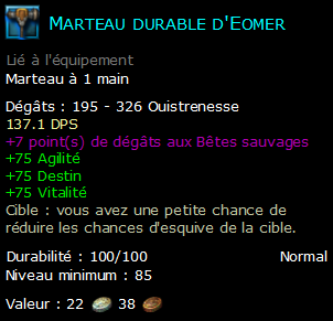 Marteau durable d'Eomer