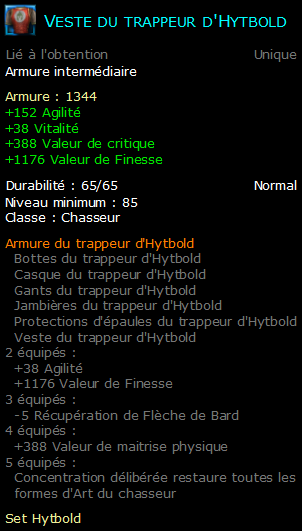 Veste du trappeur d'Hytbold