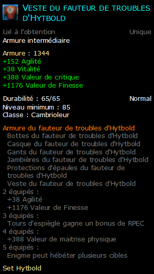 Veste du fauteur de troubles d'Hytbold