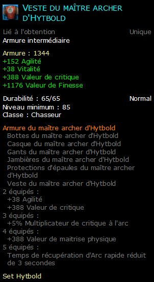 Veste du maître archer d'Hytbold