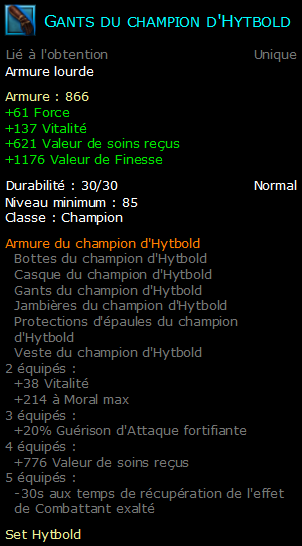 Gants du champion d'Hytbold