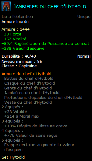 Jambières du chef d'Hytbold