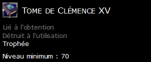 Tome de Clémence XV