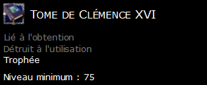 Tome de Clémence XVI