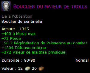 Bouclier du mateur de trolls