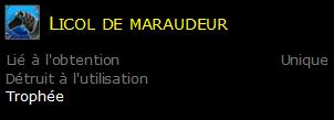 Licol de maraudeur