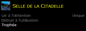 Selle de la Citadelle