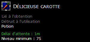 Délicieuse carotte