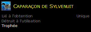 Caparaçon de Sylvenuit