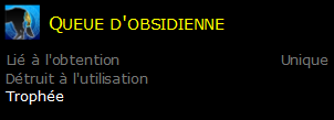 Queue d'obsidienne