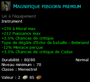 Magnifique pibgorn premium