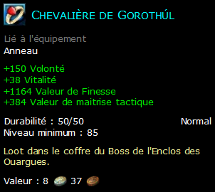 Chevalière de Gorothúl