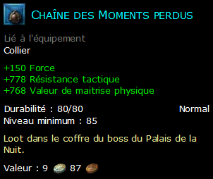 Chaîne des Moments perdus