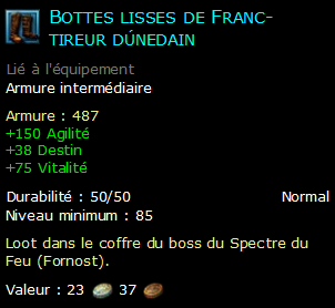 Bottes lisses de Franc-tireur dúnedain