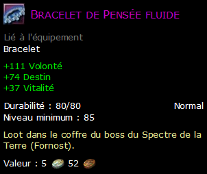 Bracelet de Pensée fluide