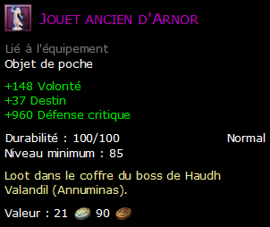 Jouet ancien d'Arnor